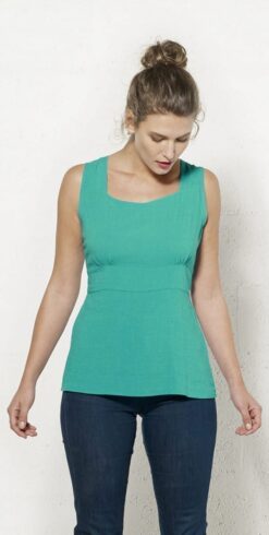 Bluza iz viskoze in lana CH16181