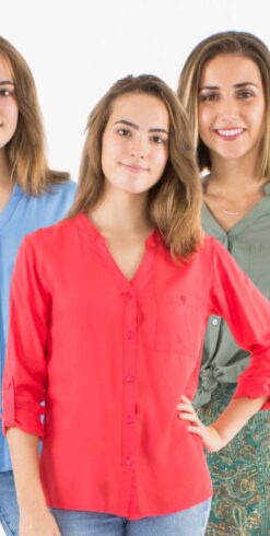 Bluza iz viskoze CH16747